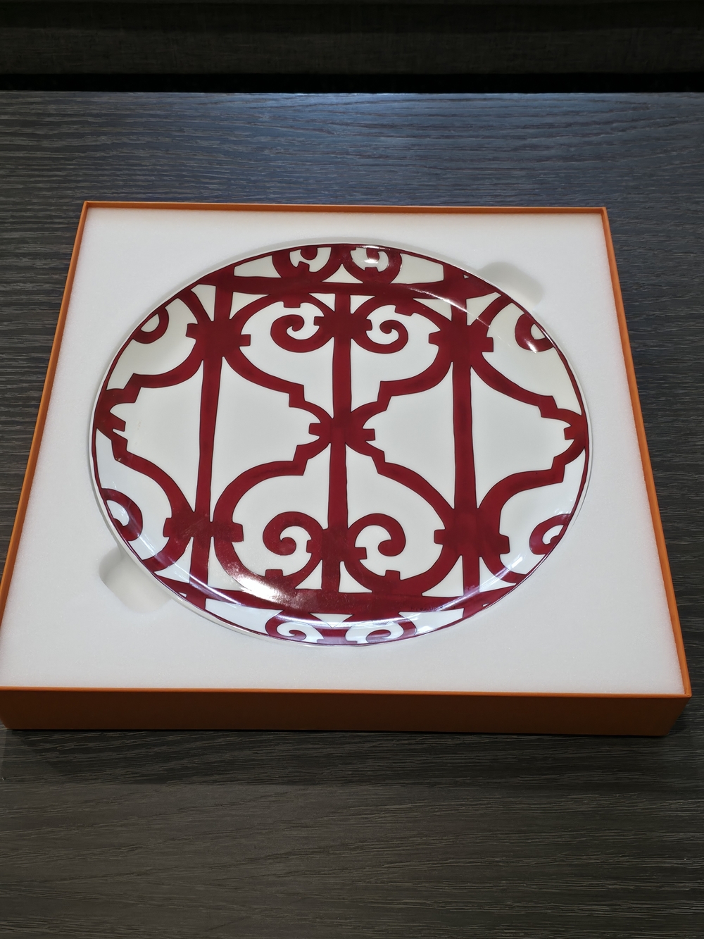 Hermès Balcon du Guadalquivir Tart PlatterReference: P011022P 32 cm